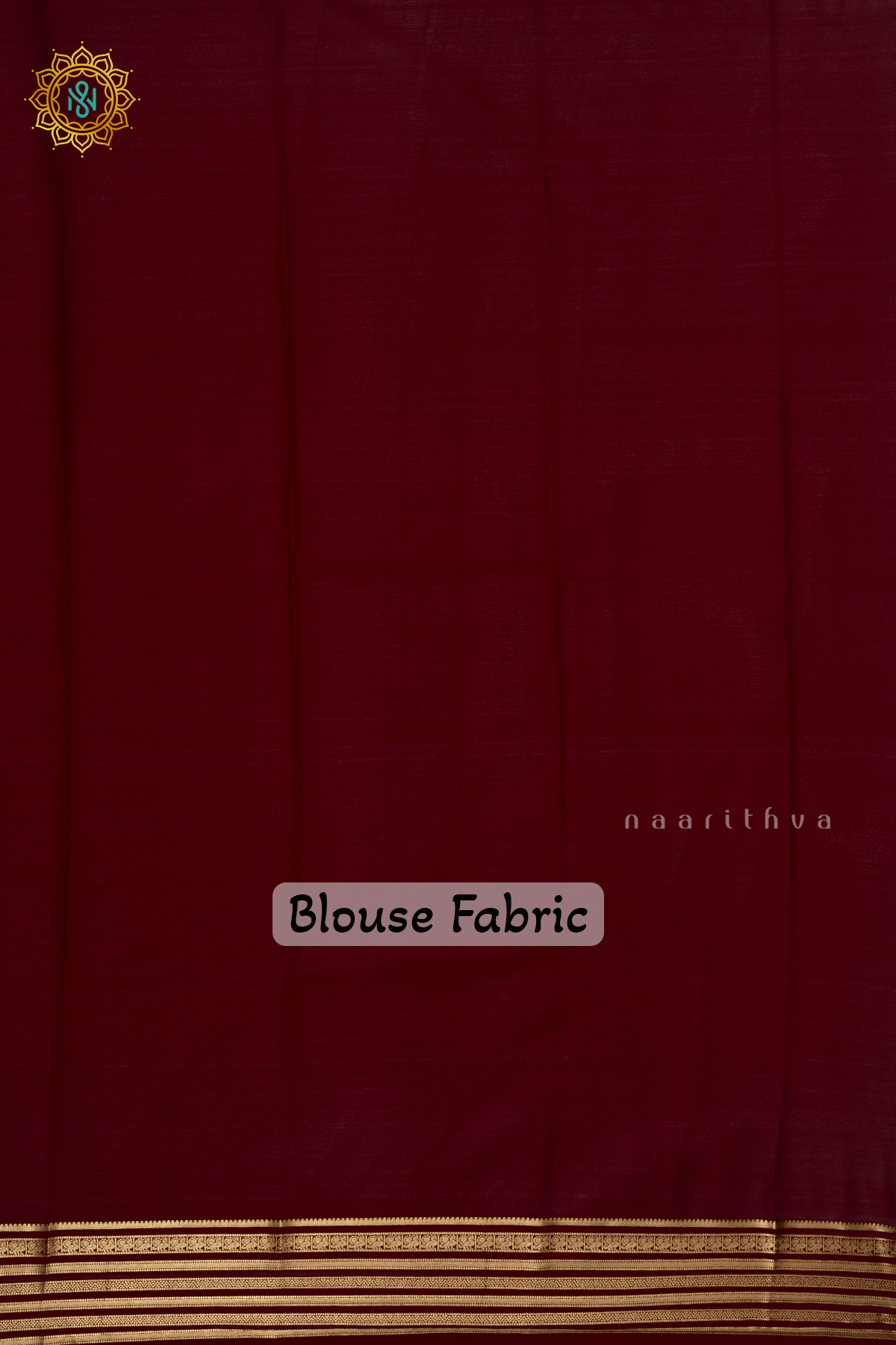 MAROON - PURE MYSORE CREPE SILK