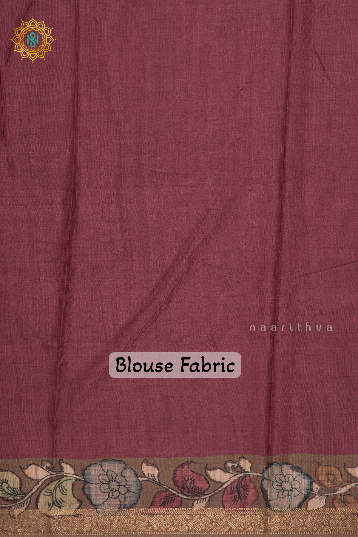 PINK WITH LIGHT BROWN - LINEN TUSSAR