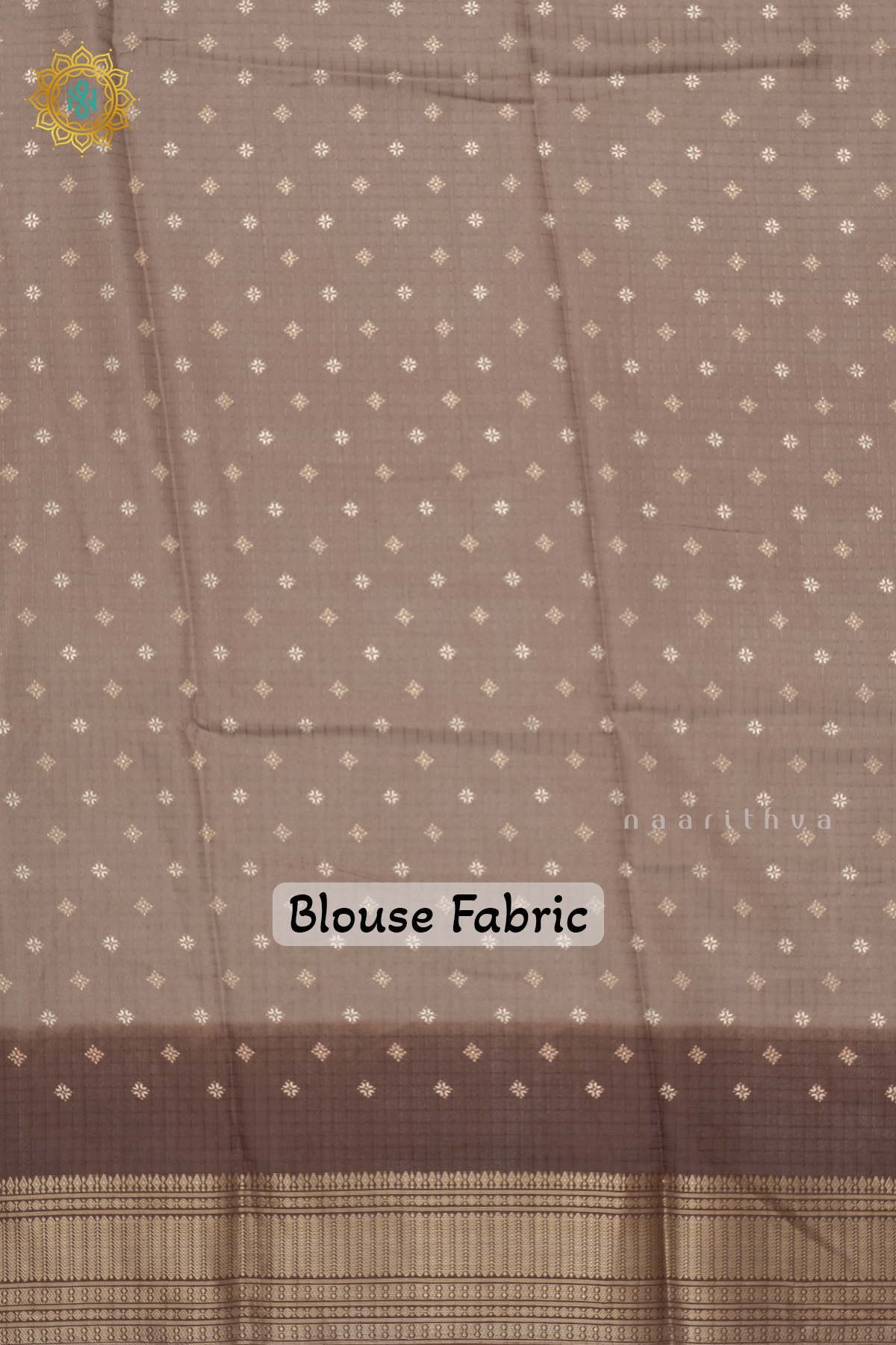 GREY WITH BROWN - DOLA SILK