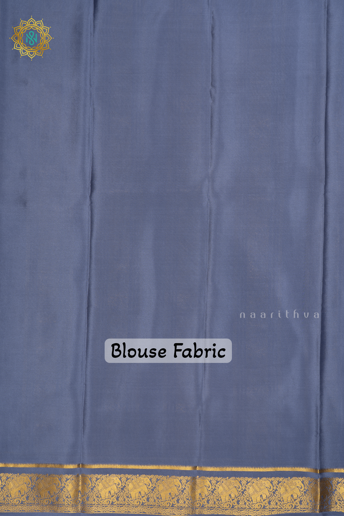 Grey Pure Mysore Crepe Silk Saree with Zari Buttas On The Body and  Zari Border,