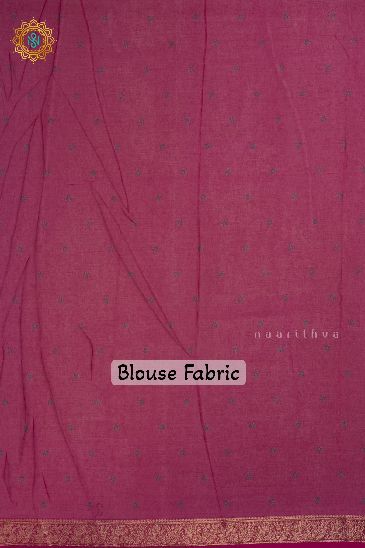Pink Semi Georgette  Saree With Printed Body And Zari Border
