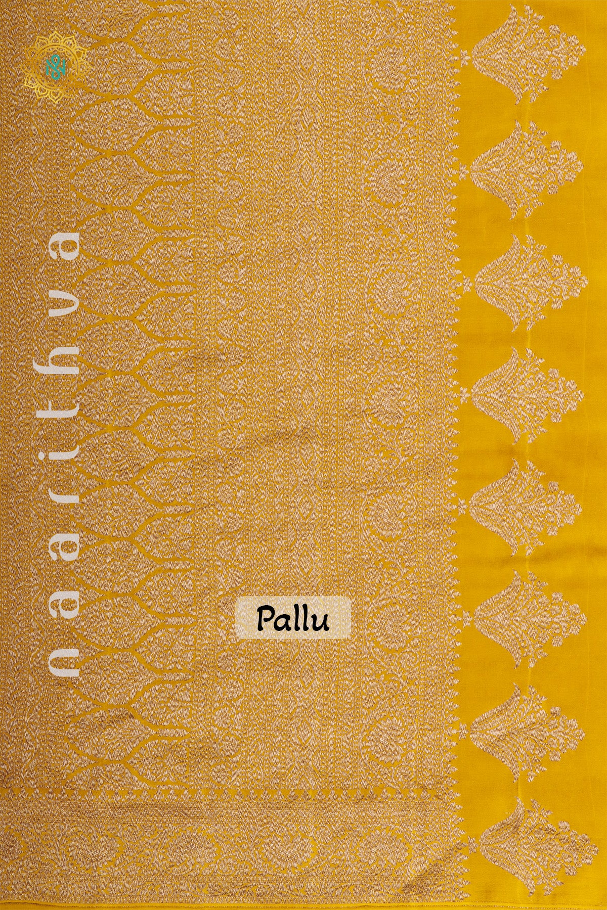 RED WITH YELLOW - PURE BANARASI CREPE SILK