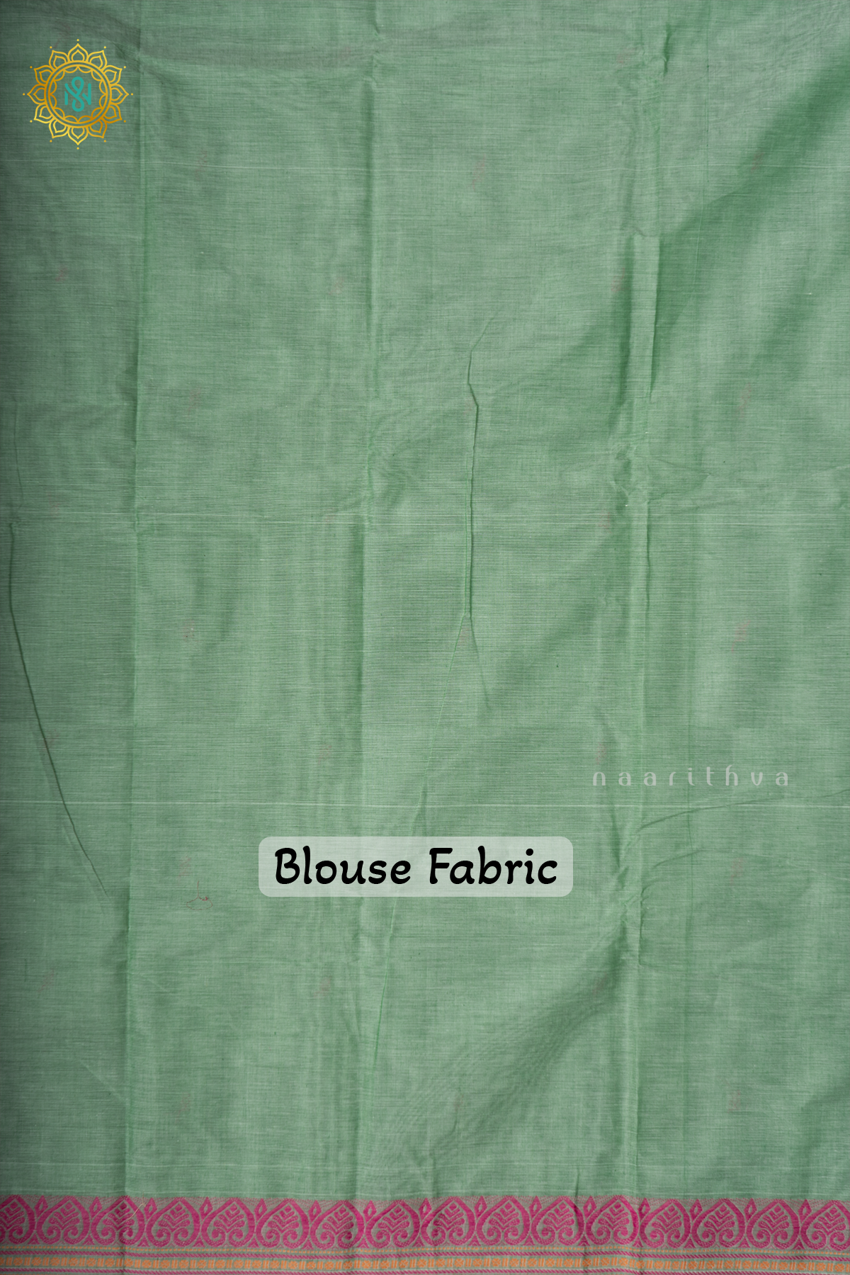 Pista Green With Pink Chettinad Cotton Saree With Thread Woven Buttas & Contrast Border