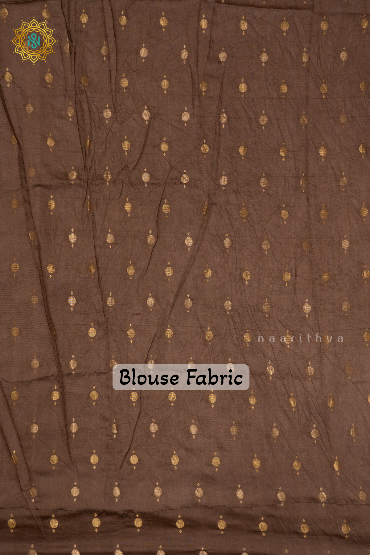 BROWN - SEMI CREPE SILK