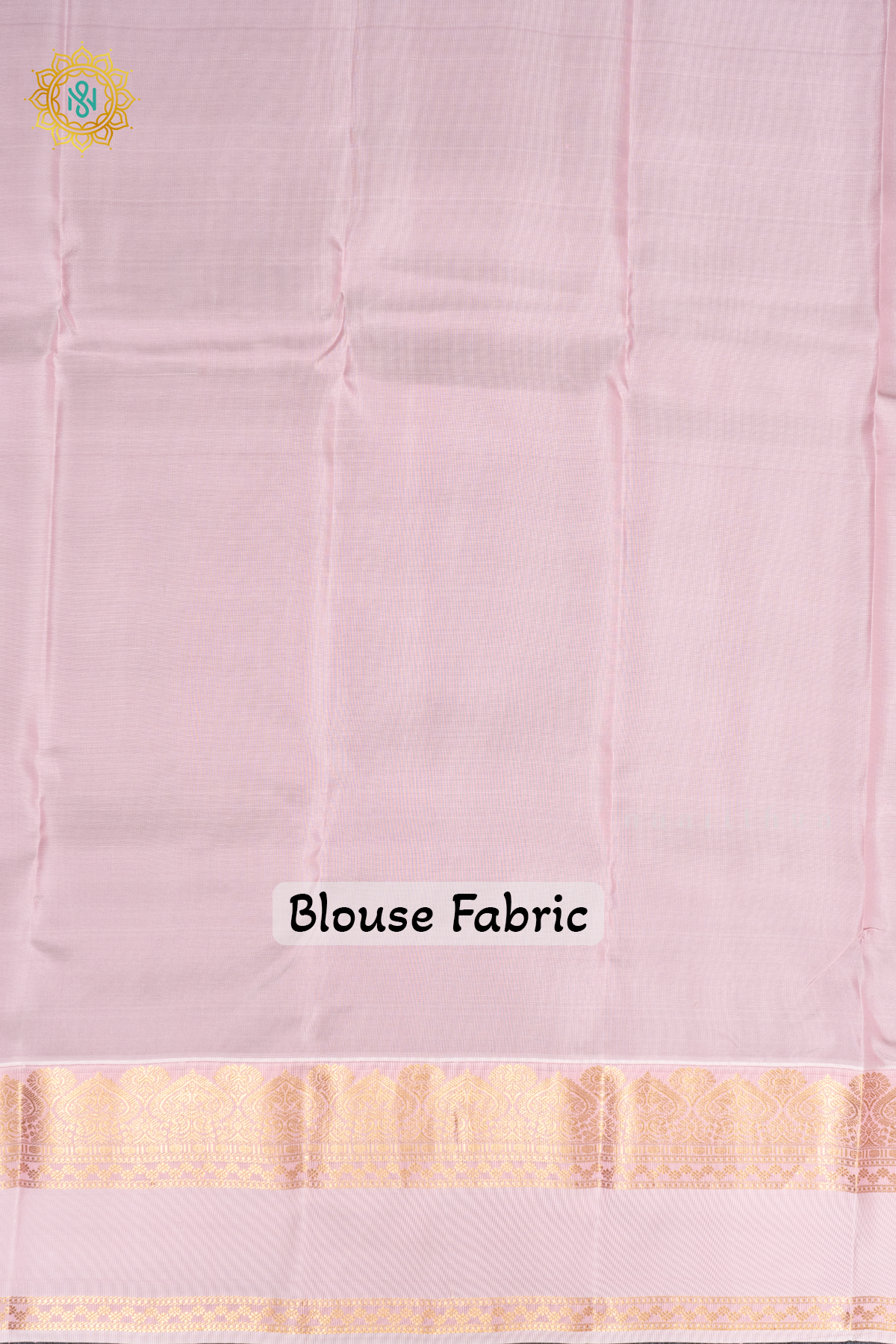 PEACOCK BLUE WITH LIGHT PINK - KANJIVARAM PURE MIX