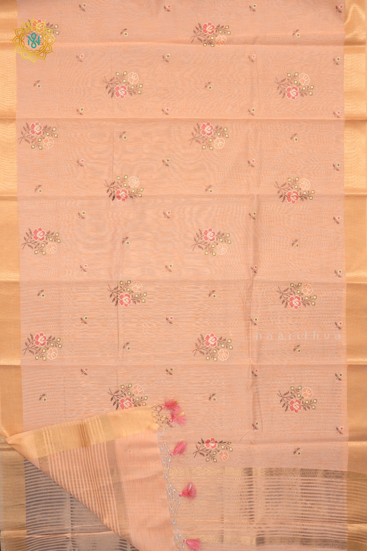 PEACHISH ORANGE - KORA COTTON