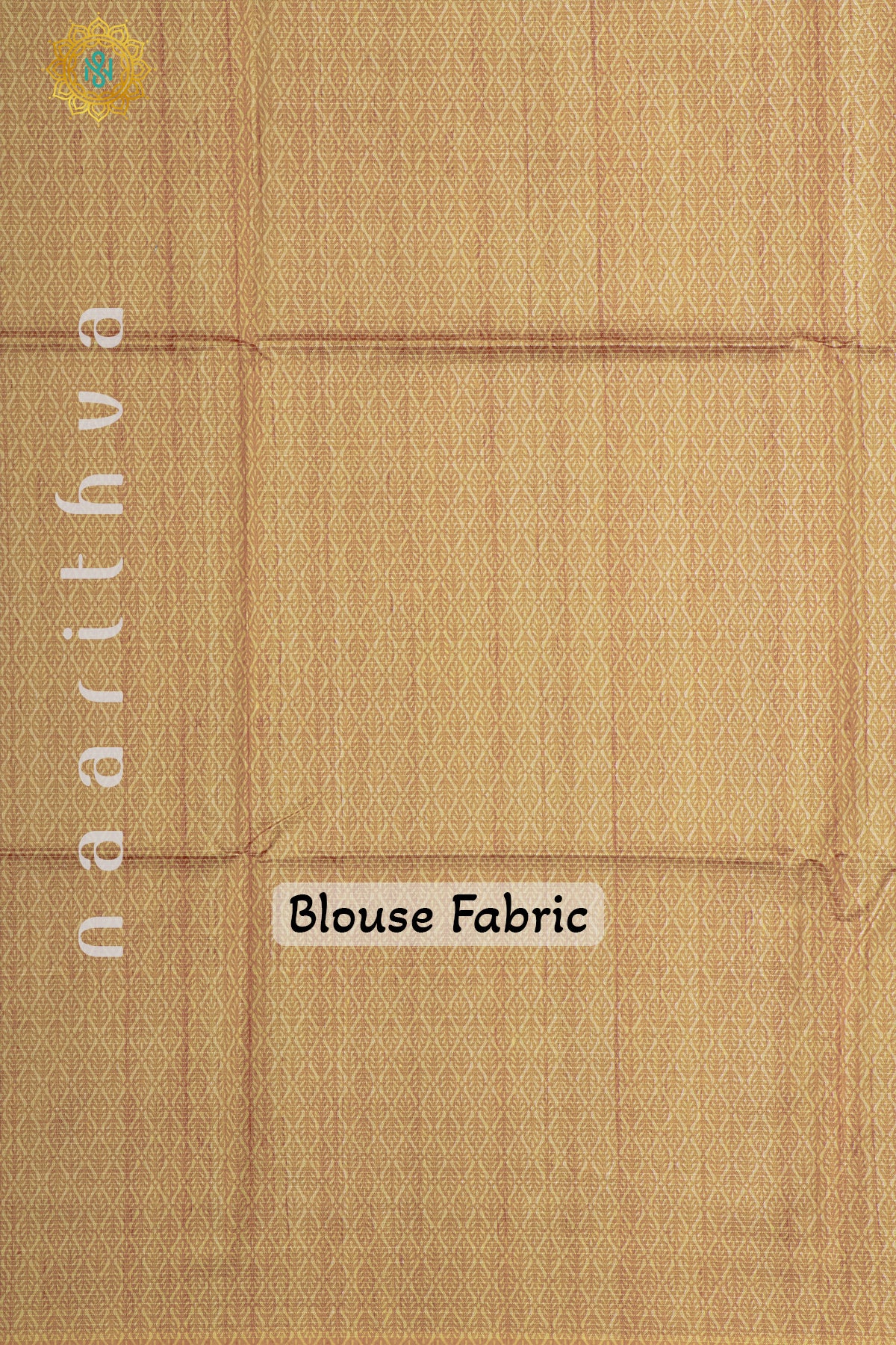 BLUE WITH LIGHT ORANGE - SEMI TUSSAR SILK