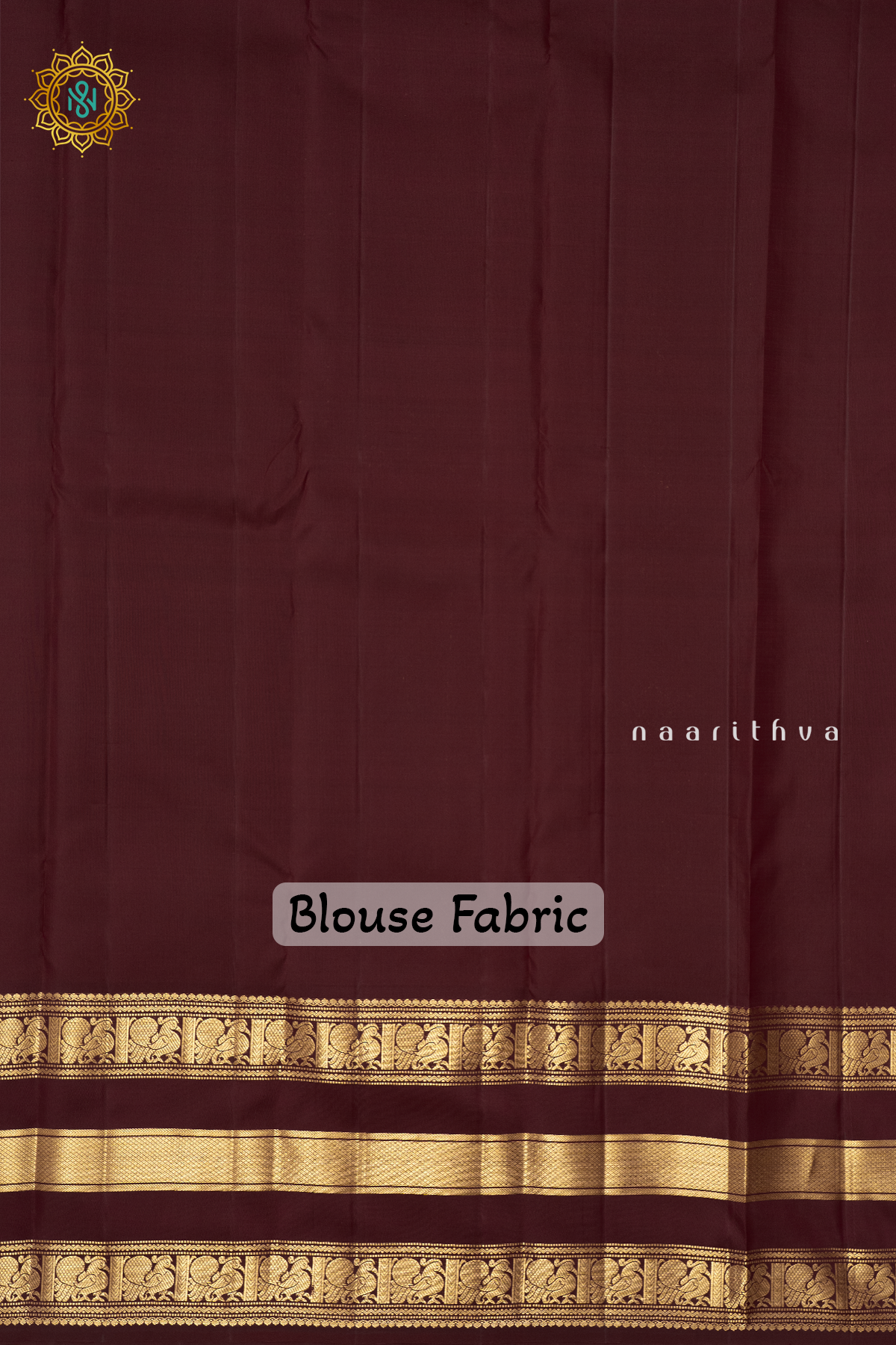 RUST ORANGE WITH BROWN - PURE KANJIVARAM SILK