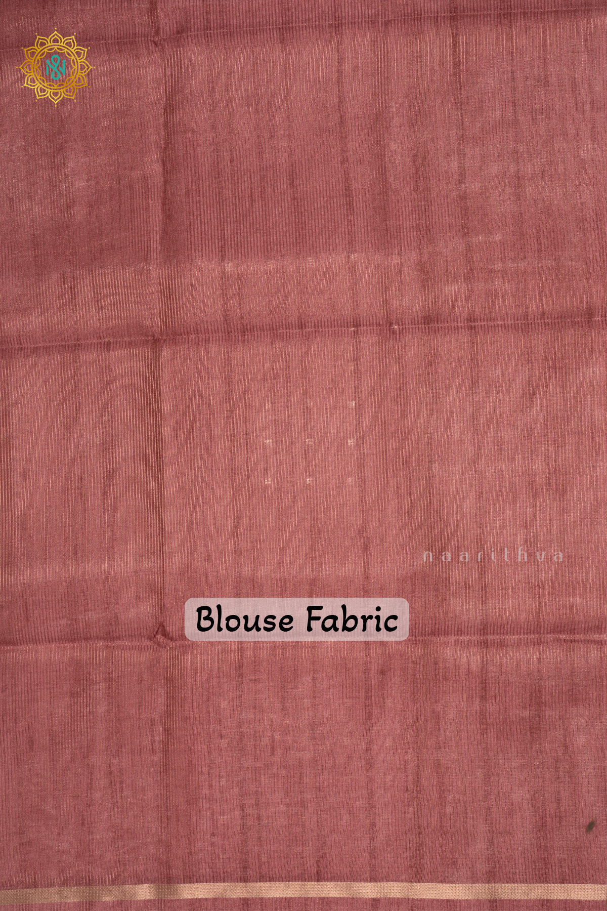 Peach With Dark Peach Semi Tussar Silk Saree With Printed Body, Tissue Border And Contrast Blouse