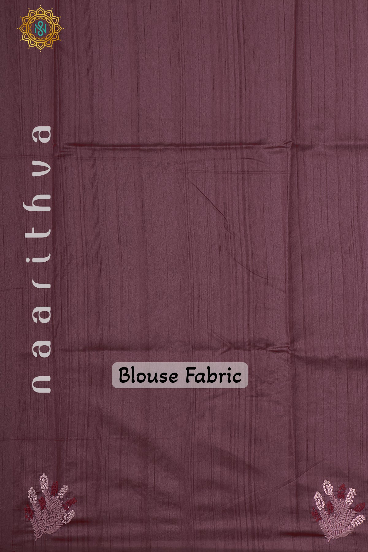 MAROON - TUSSAR SILK