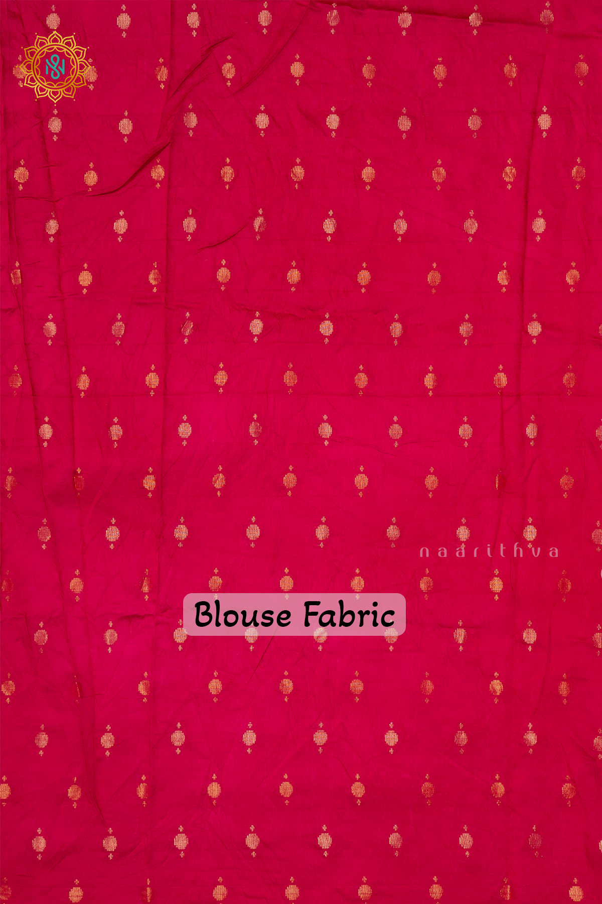 BEIGE WITH MAROON - SEMI CREPE SILK