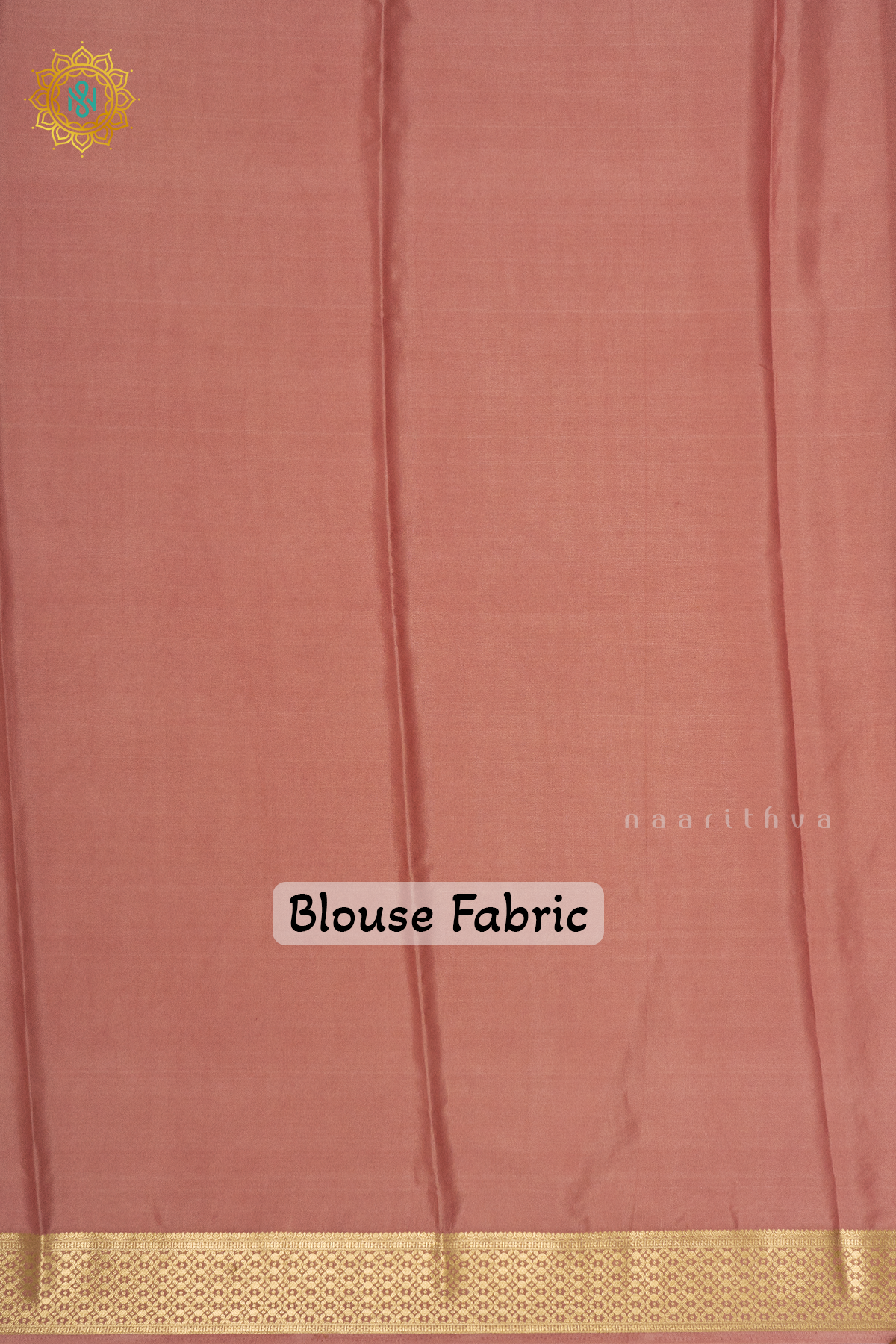 PEACH - SEMI MYSORE CREPE SILK