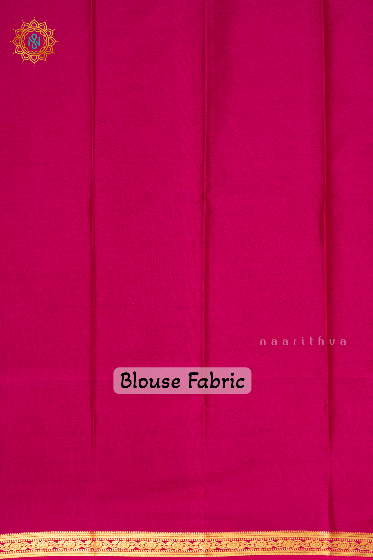 ORANGE WITH PINK - PURE MYSORE CREPE SILK