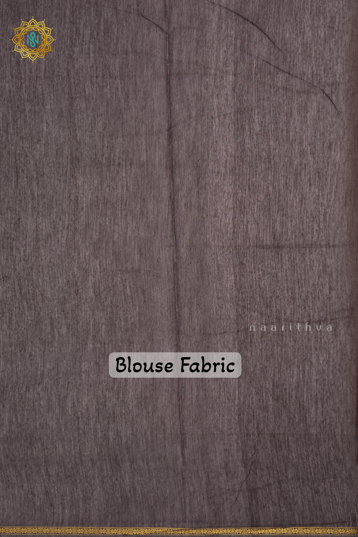 Light Biscuit With Grey Silk Cotton Saree With Zari Woven Buttas And Contrast Zari Border