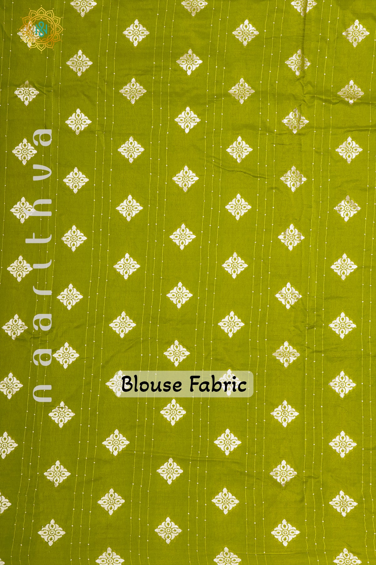 BOTTLE GREEN WITH LIGHT GREEN - DOLA SILK