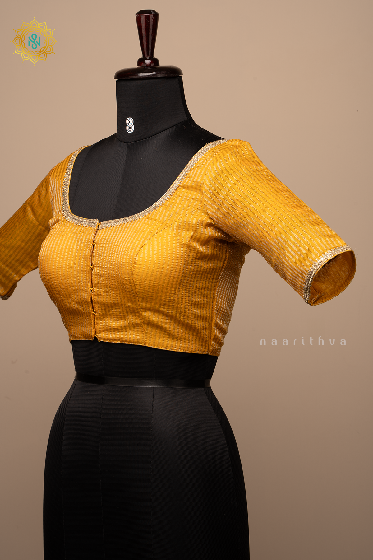 YELLOW - TISSUE READYMADE BLOUSE