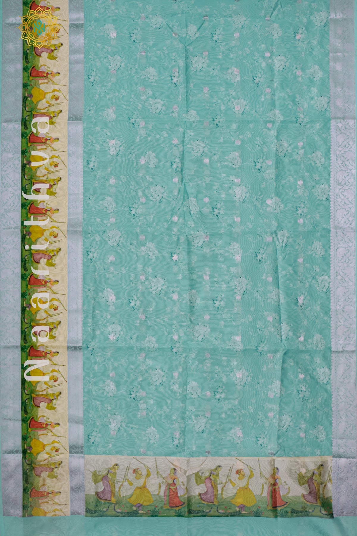 SKY BLUE - CHANDERI SILK COTTON