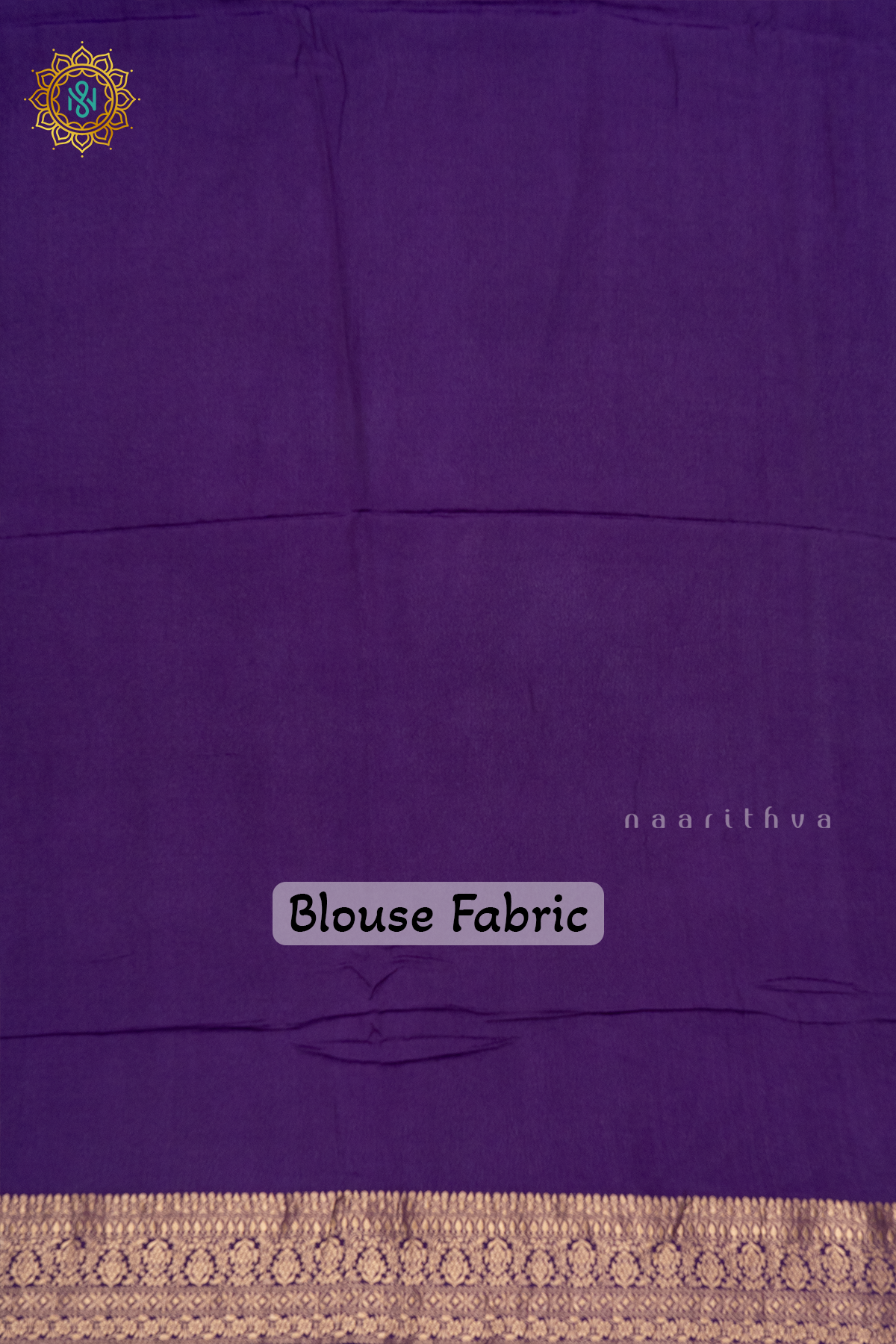 PURPLE - SEMI BANARASI CREPE