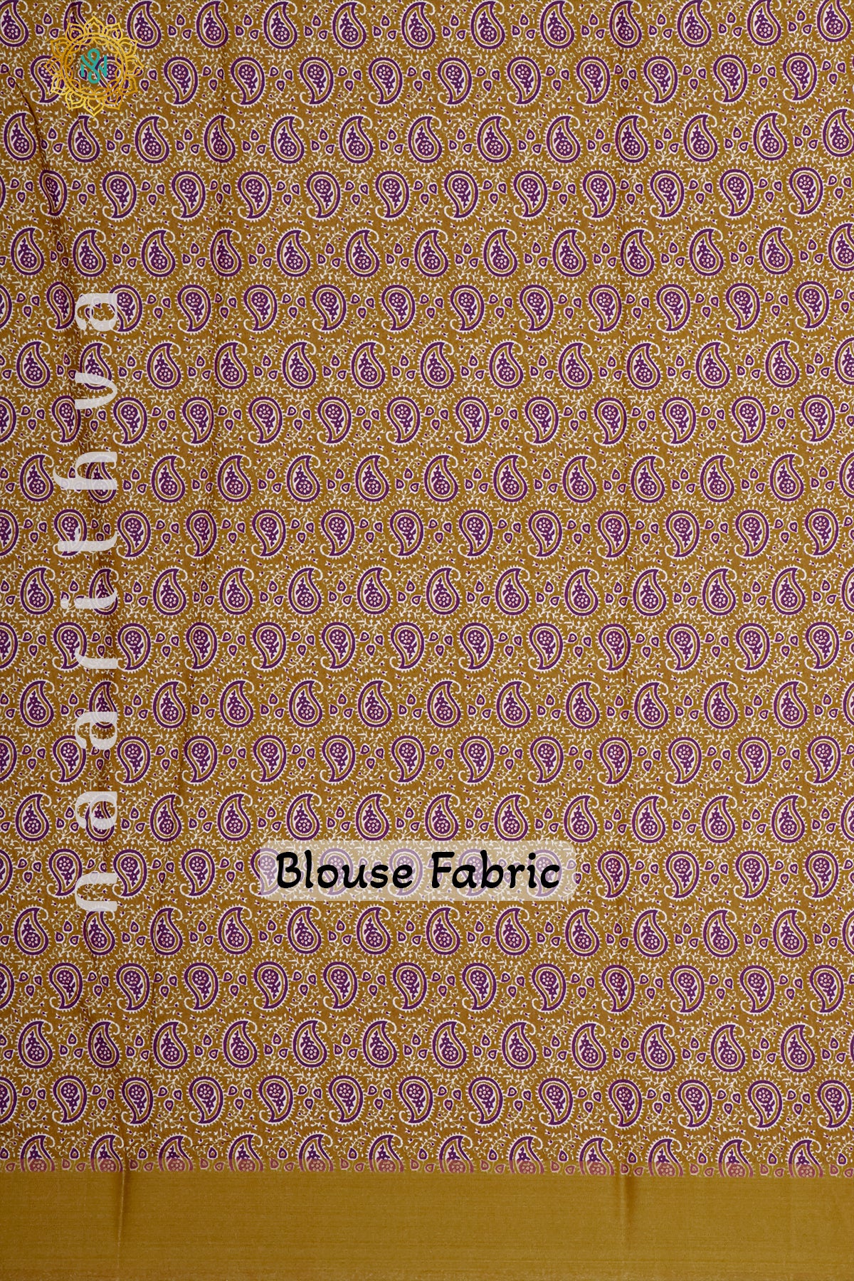 PURPLE WITH MUSTARD - DOLA SILK