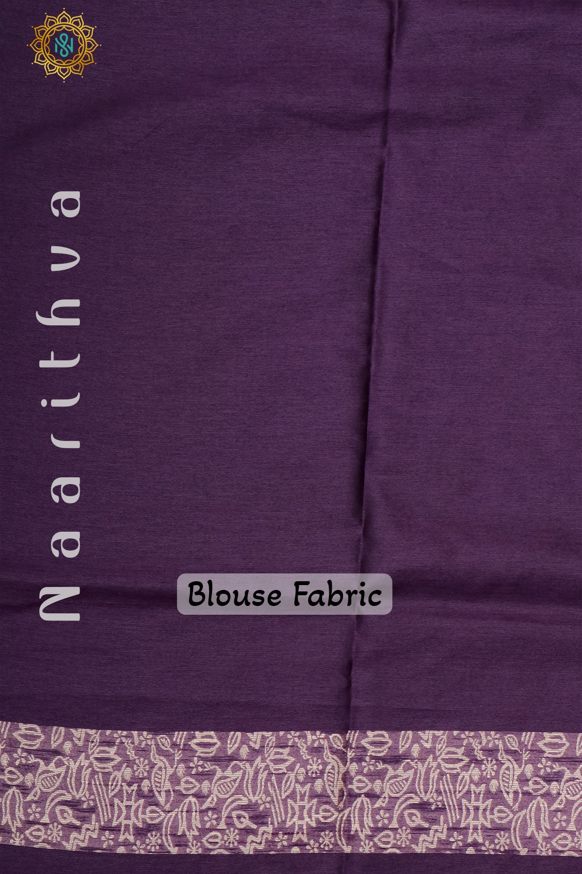 PURPLE - POLY SILK COTTON