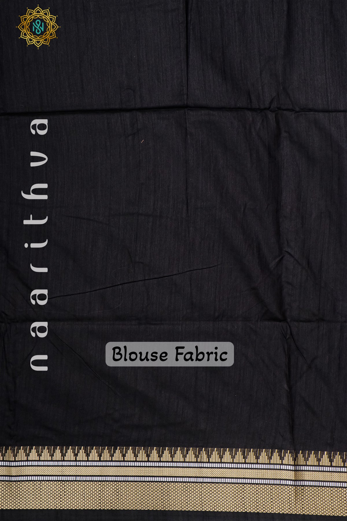 BLACK - RAW SILK