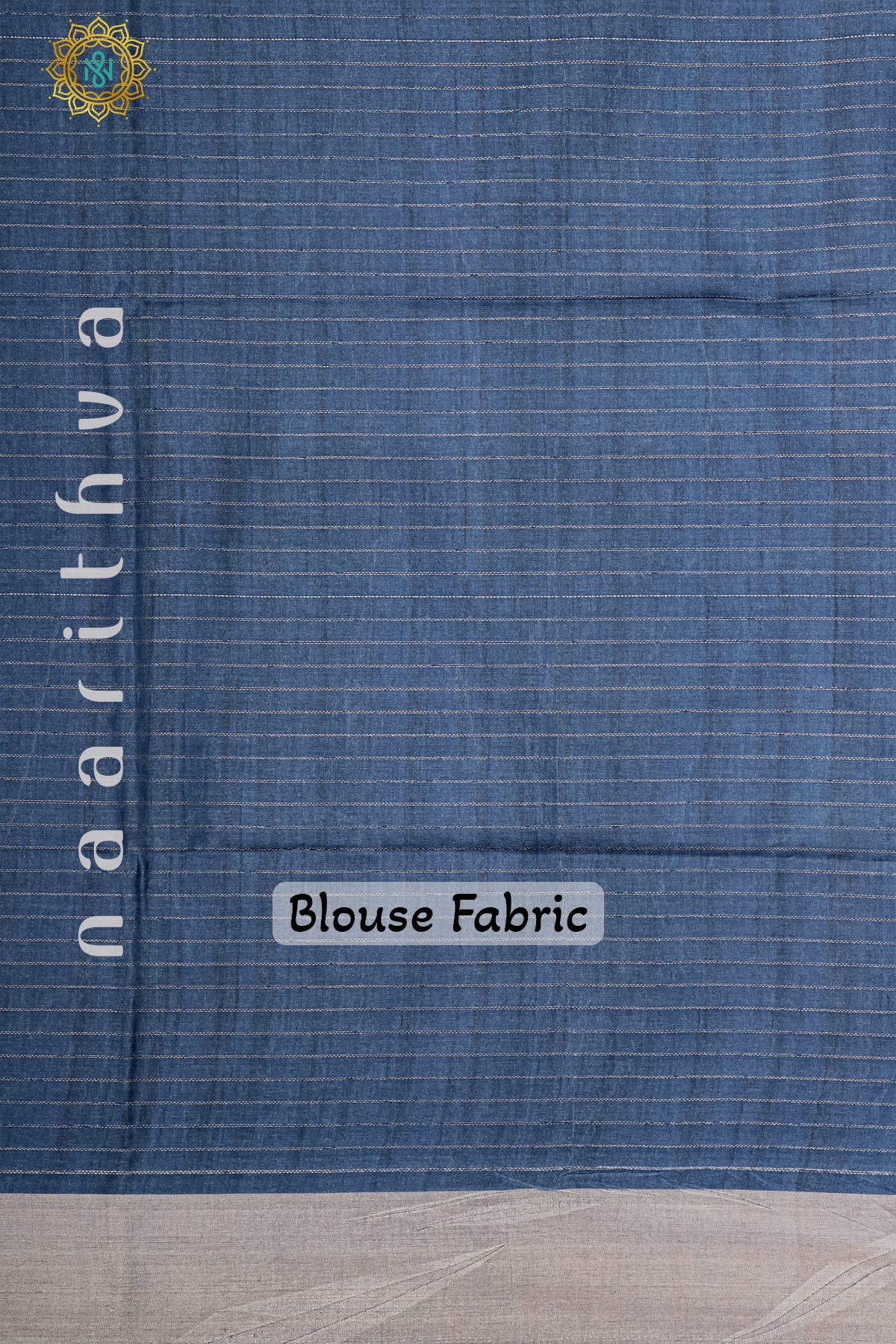 BLUE - SEMI TUSSAR SILK