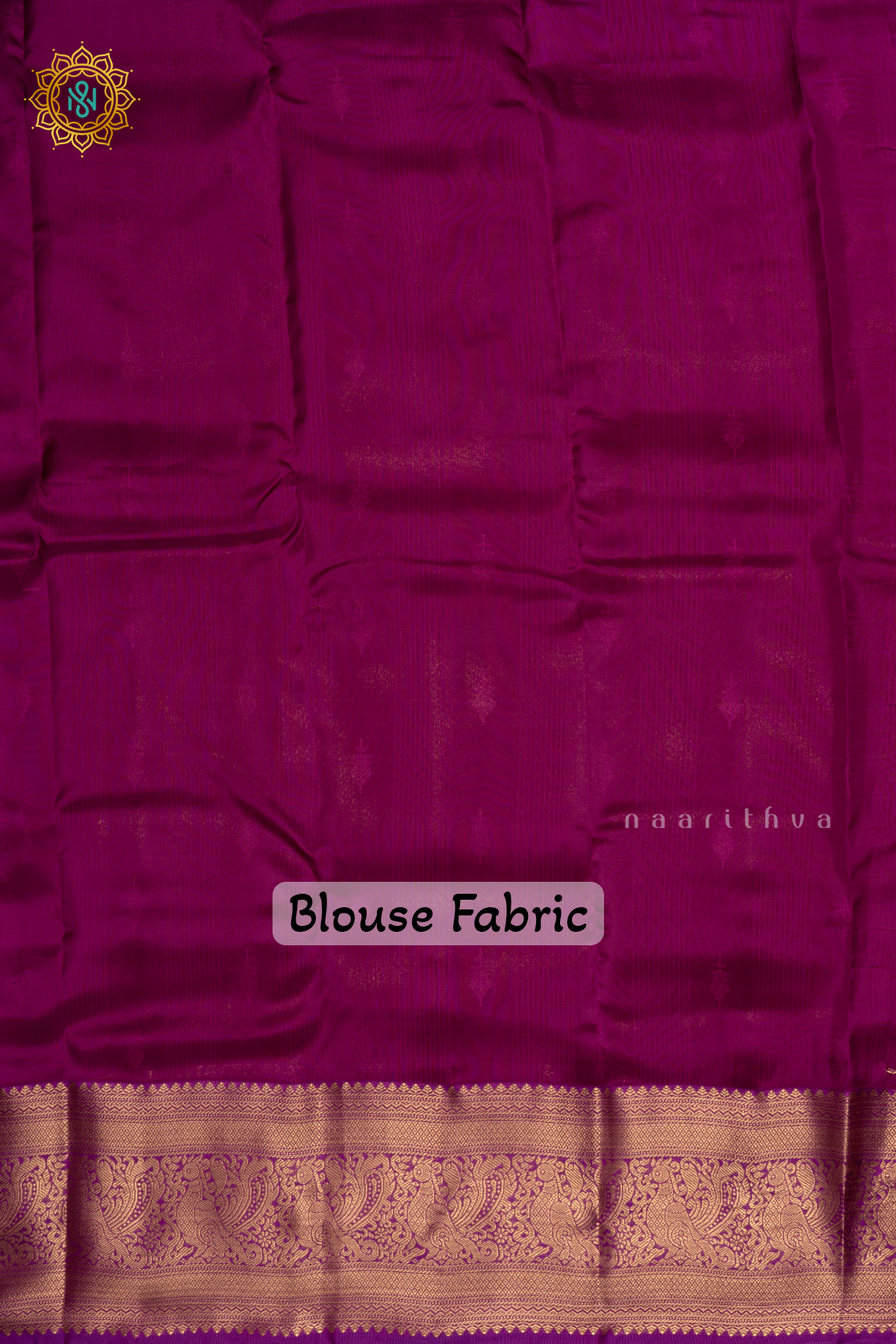 Bottle Green with Magenta  Pure Mix Kanjivaram Silk Saree with Zari Woven Stripes, Buttas and Zari Woven Contrast Border