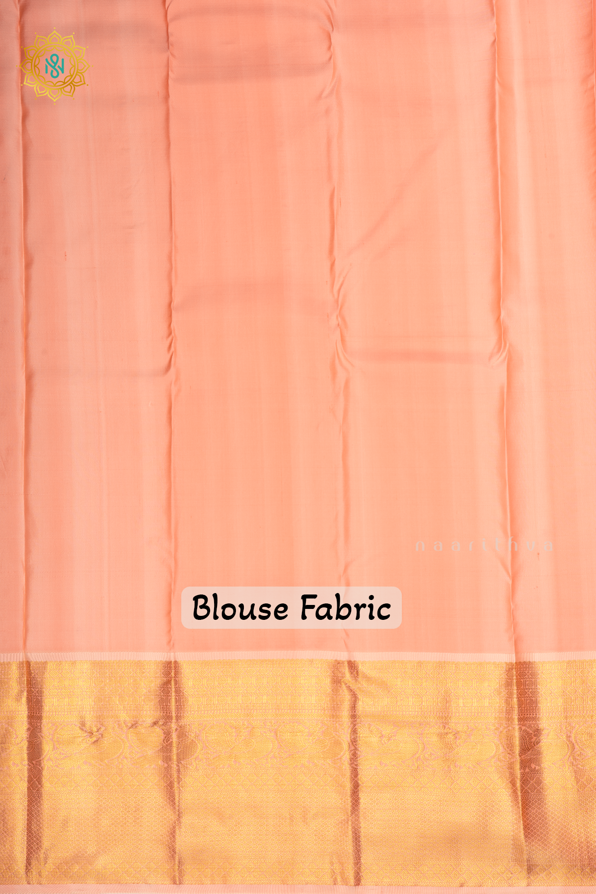 Purple with Peach Pure Kanjivaram Silk Saree with Zari Buttas & Checks On The Body and Zari Border
