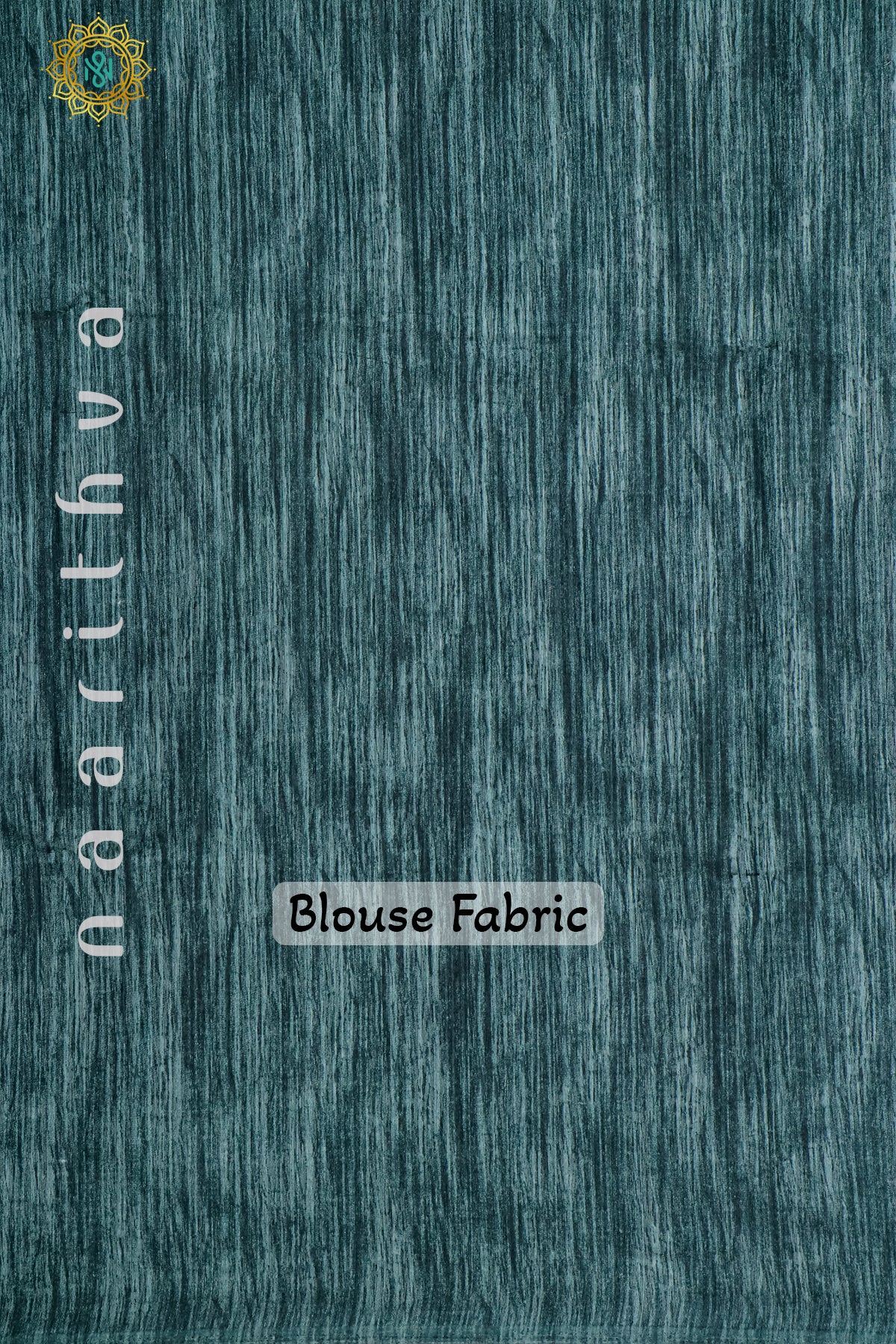 GREY WITH BLUE - JUTE COTTON