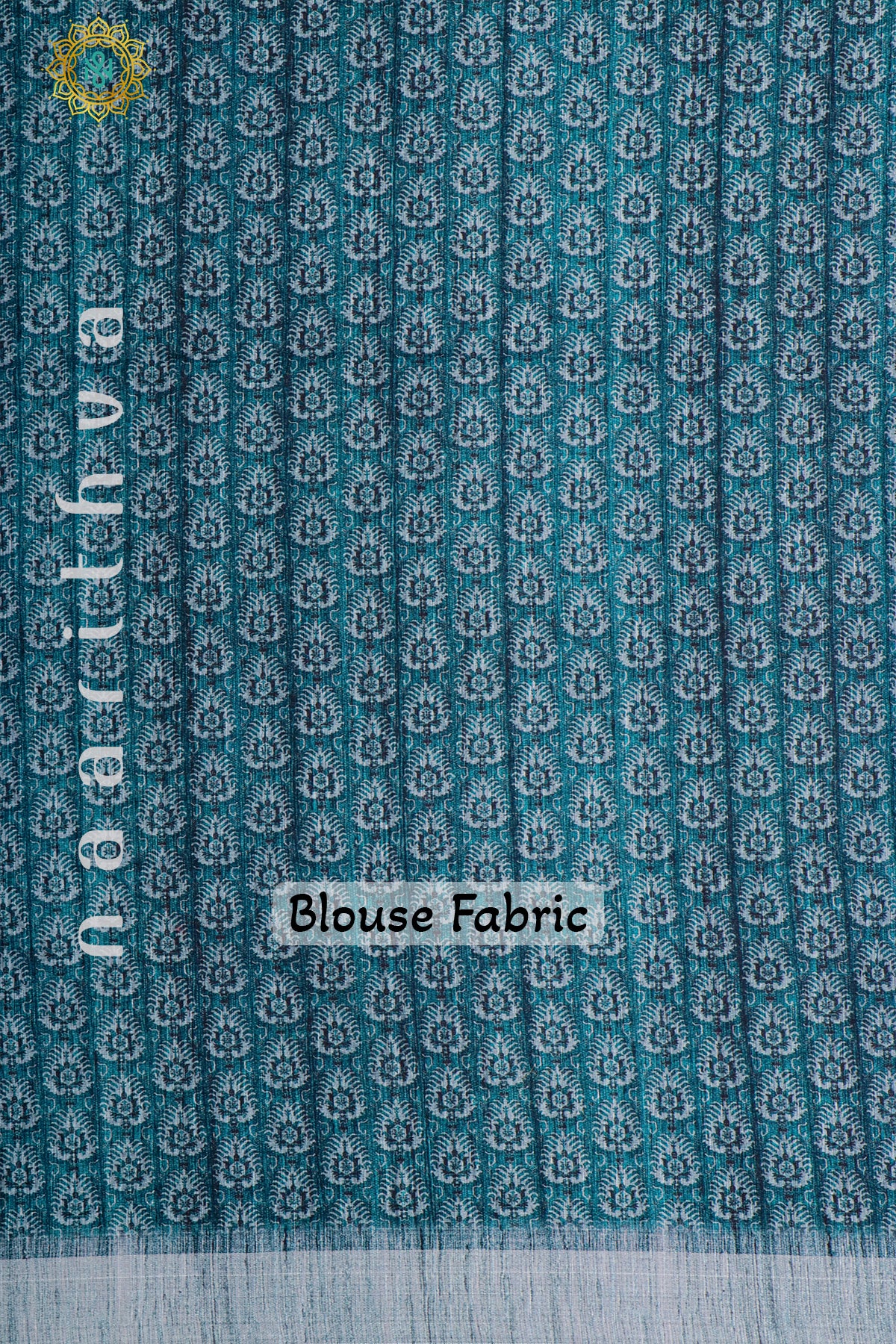 AQUA BLUE - LINEN BY COTTON