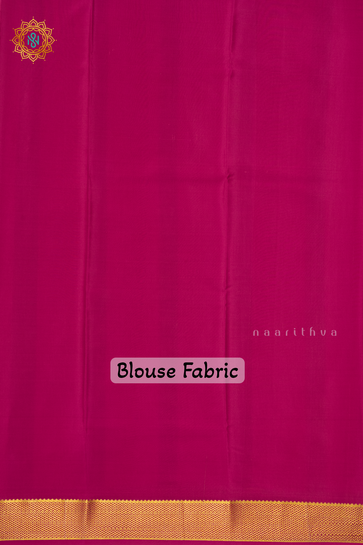 PARROT GREEN WITH PINK - PURE MYSORE CREPE SILK