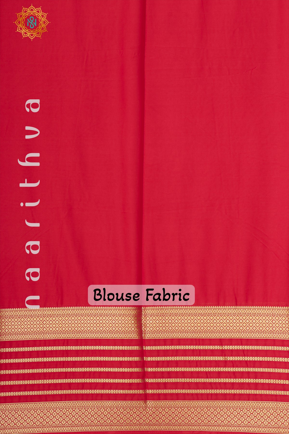 RED - SEMI MYSORE CREPE SILK