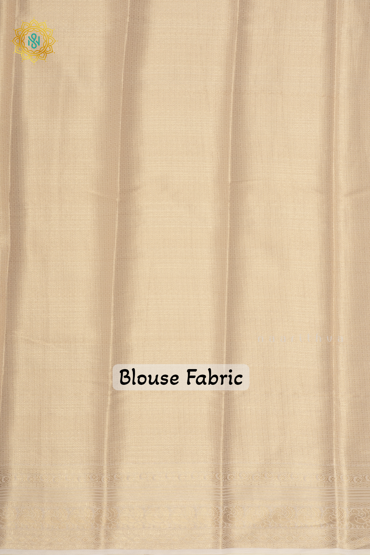 PEACHISH PINK WITH WHITE - SEMI CREPE GEORGETTE