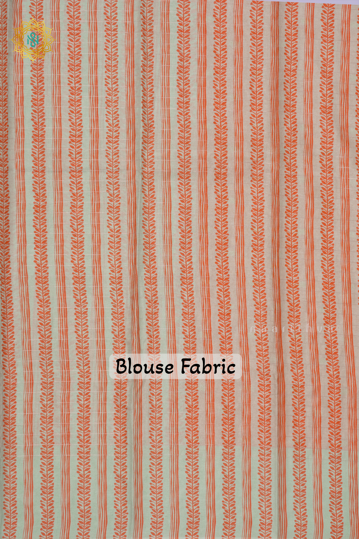 ORANGE WITH PISTA GREEN - SEMI TUSSAR