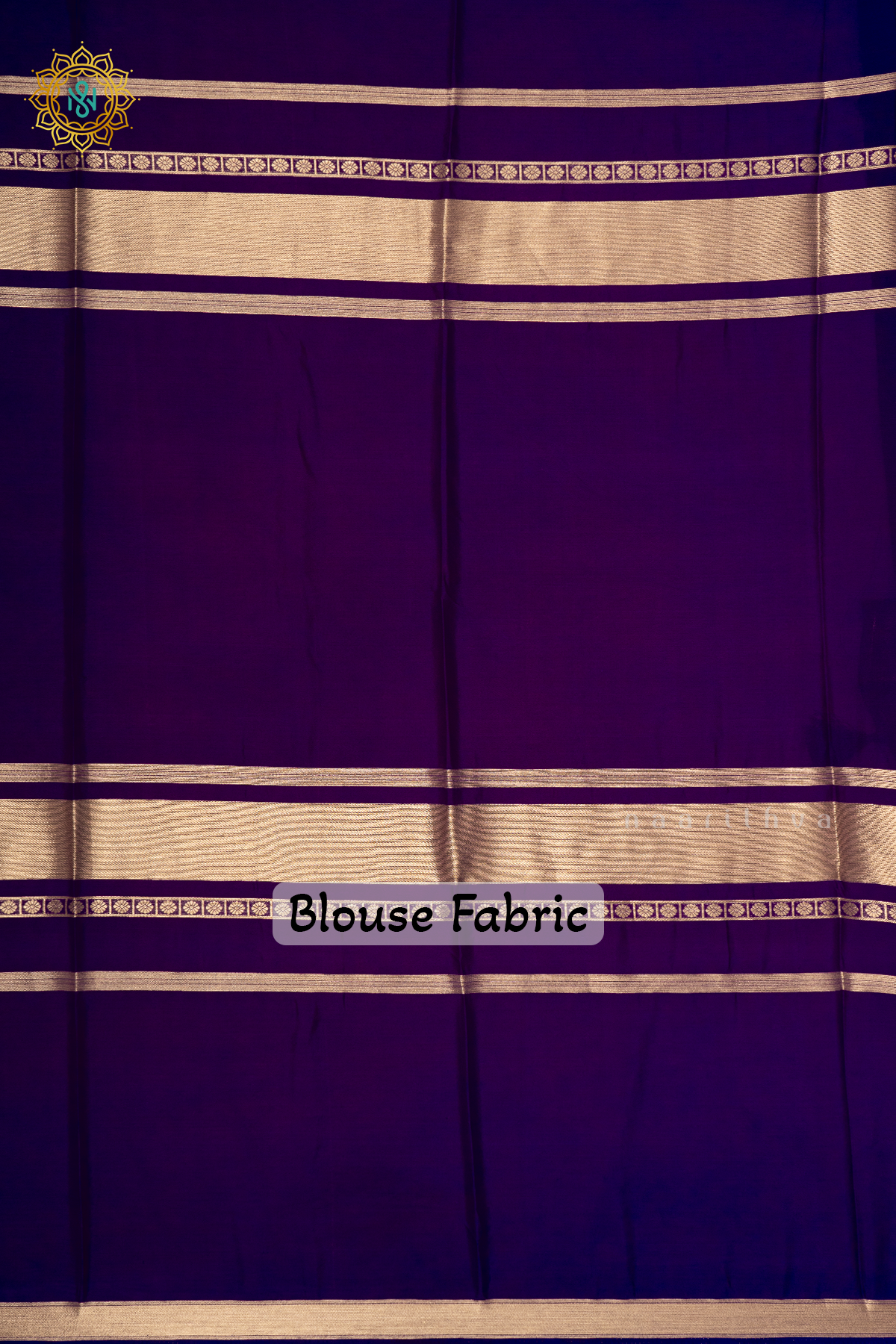 PURPLE - SEMI MYSORE CREPE SILK
