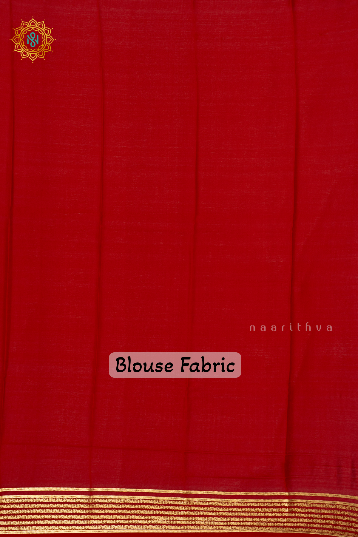 RED - PURE MYSORE CREPE SILK