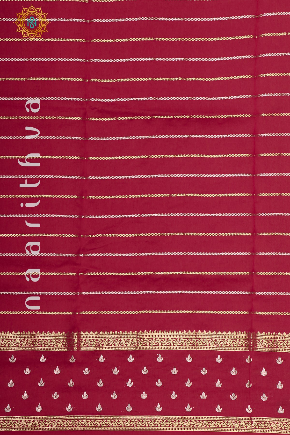 RED WITH YELLOW - DOLA SILK