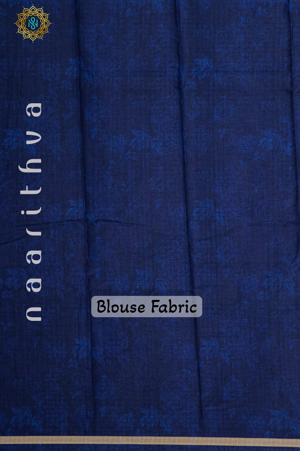 NAVY BLUE - SEMI TUSSAR SILK