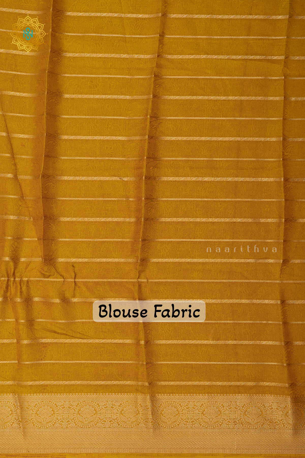 BLACK WITH YELLOW - SEMI GEORGETTE
