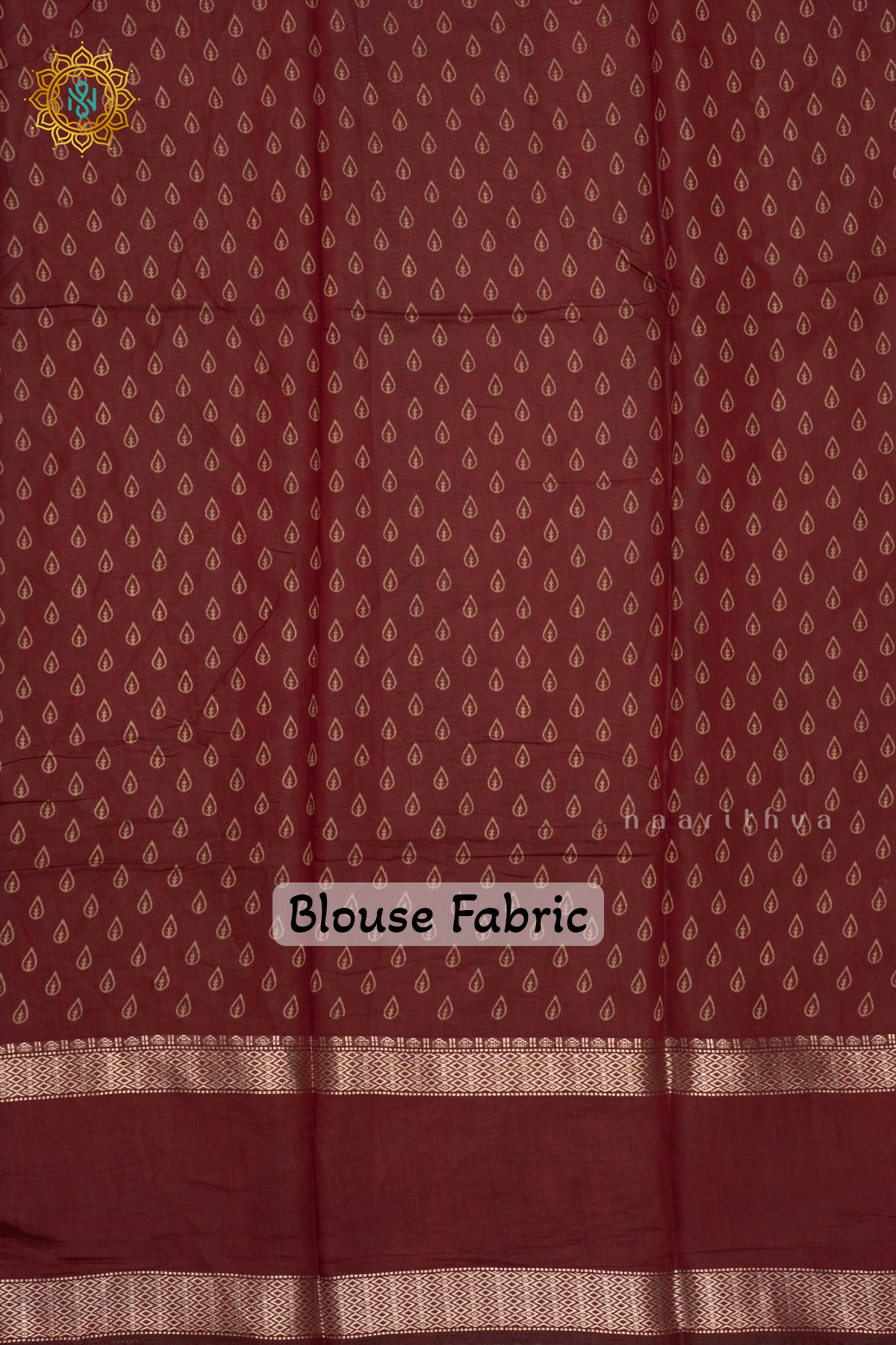 BLACK WITH MAROON - CHANDERI COTTON