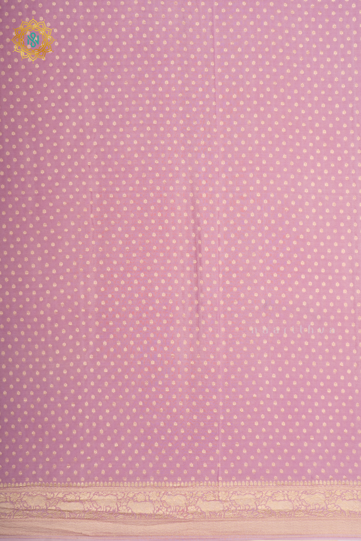 LAVENDER - PURE BANARASI CREPE SILK