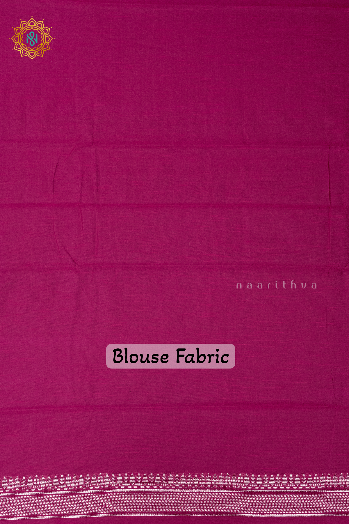 LIGHT PINK WITH RANI PINK - JUTE COTTON