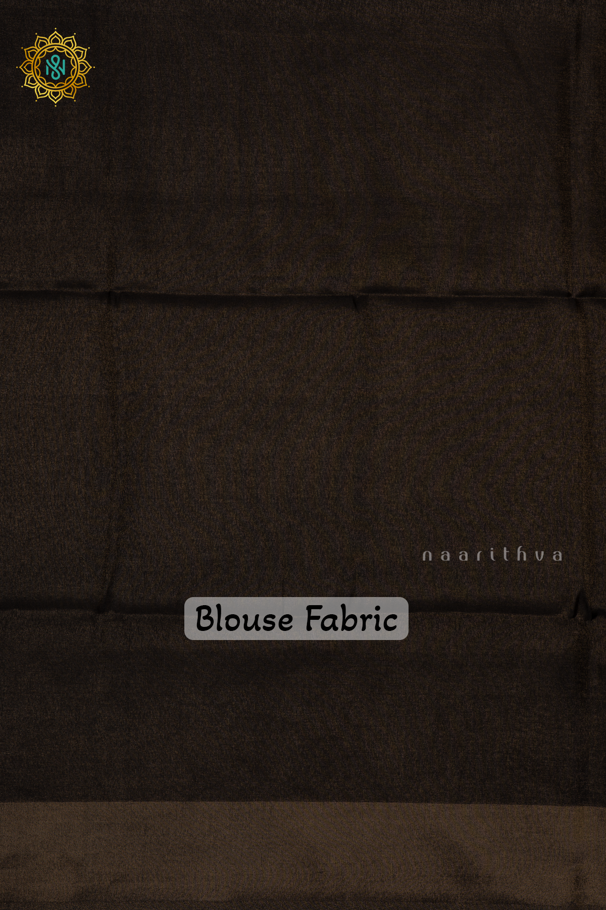 Black Semi Tissue Saree With Plain Tissue Body And Border