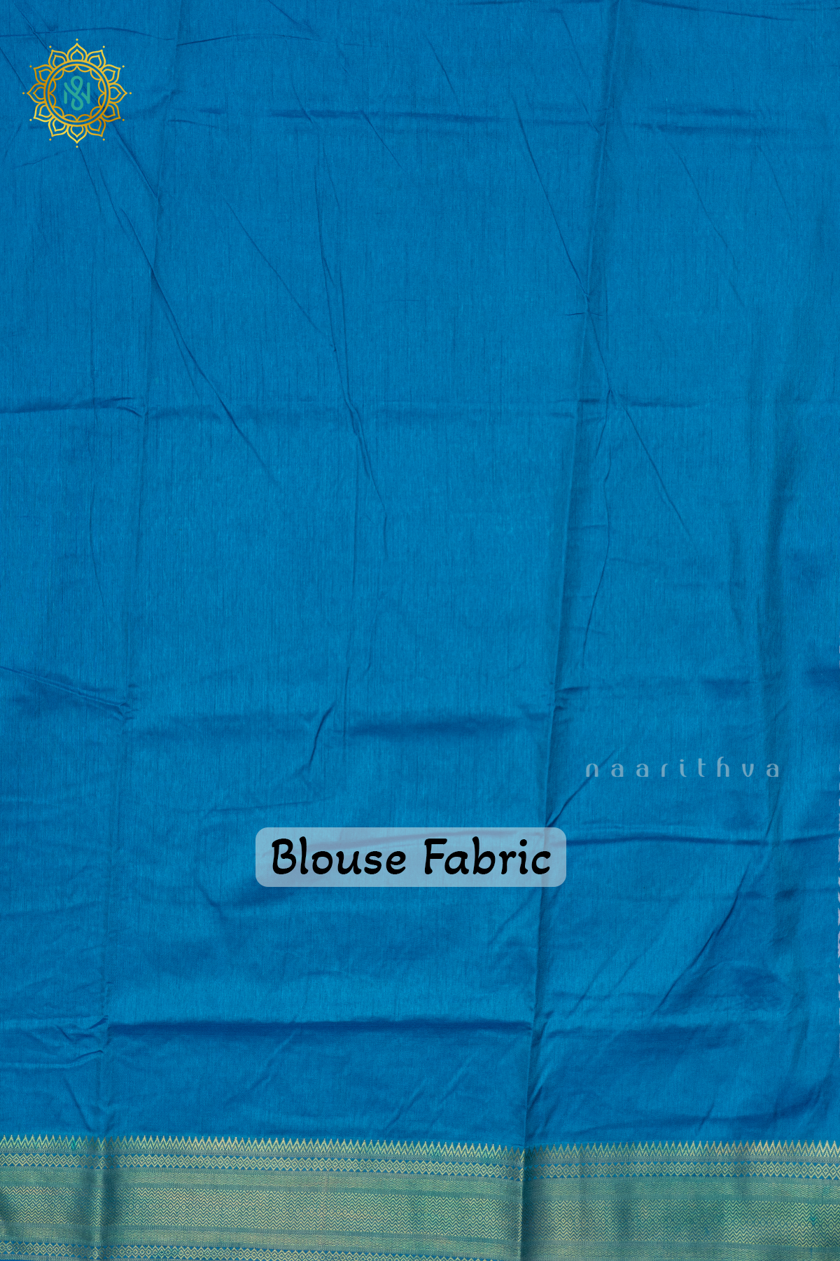 PEACOCK BLUE WITH SKY BLUE - SEMI PATOLA SILK