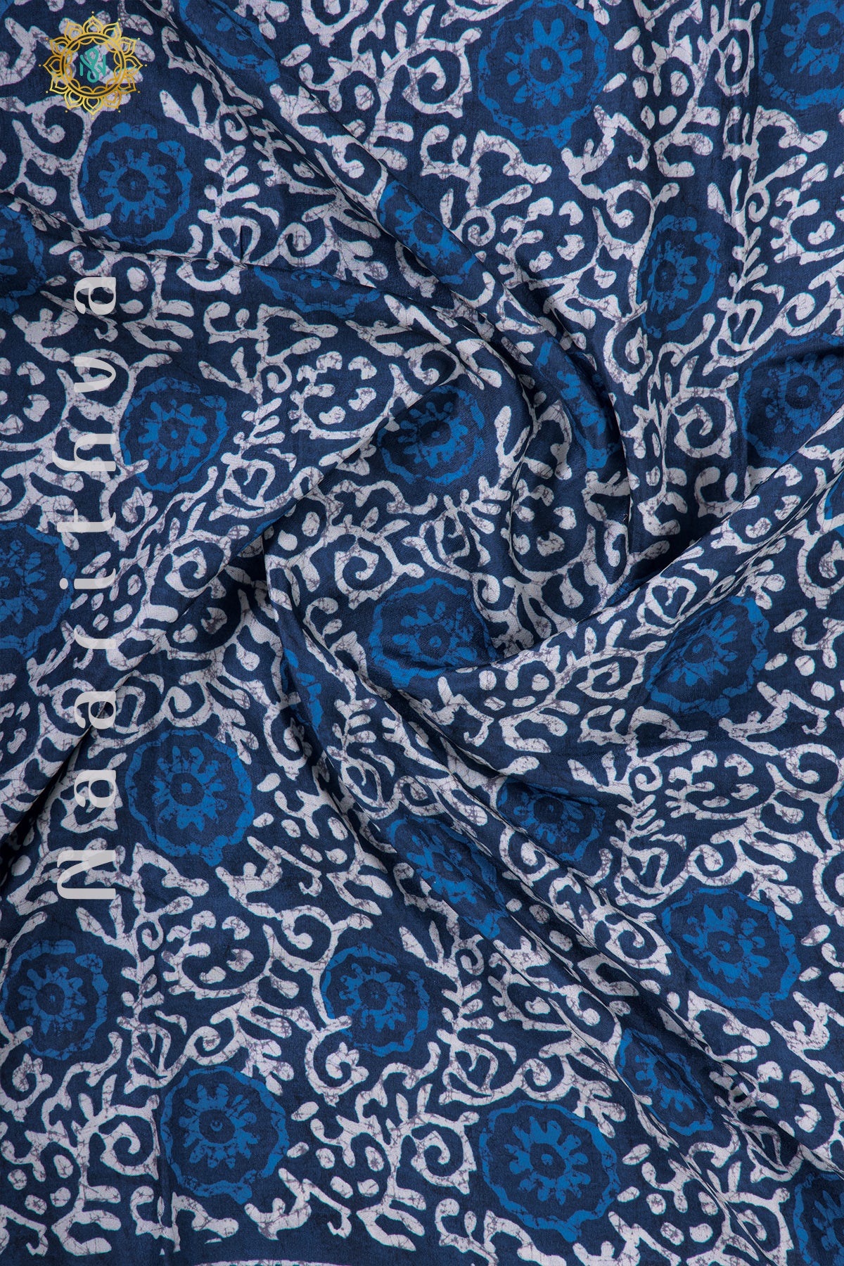 INDIGO - SEMI CREPE SILK