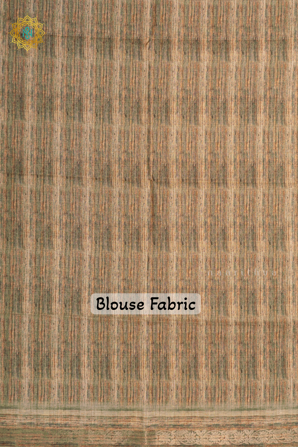 Mustard Yellow - Semi Gicha Tussar Saree Allover Printed Body With Zari Border, Pallu And Blouse