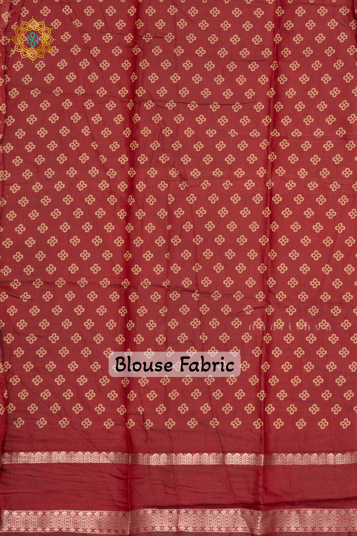 GREEN WITH MAROON - SOFT COTTON