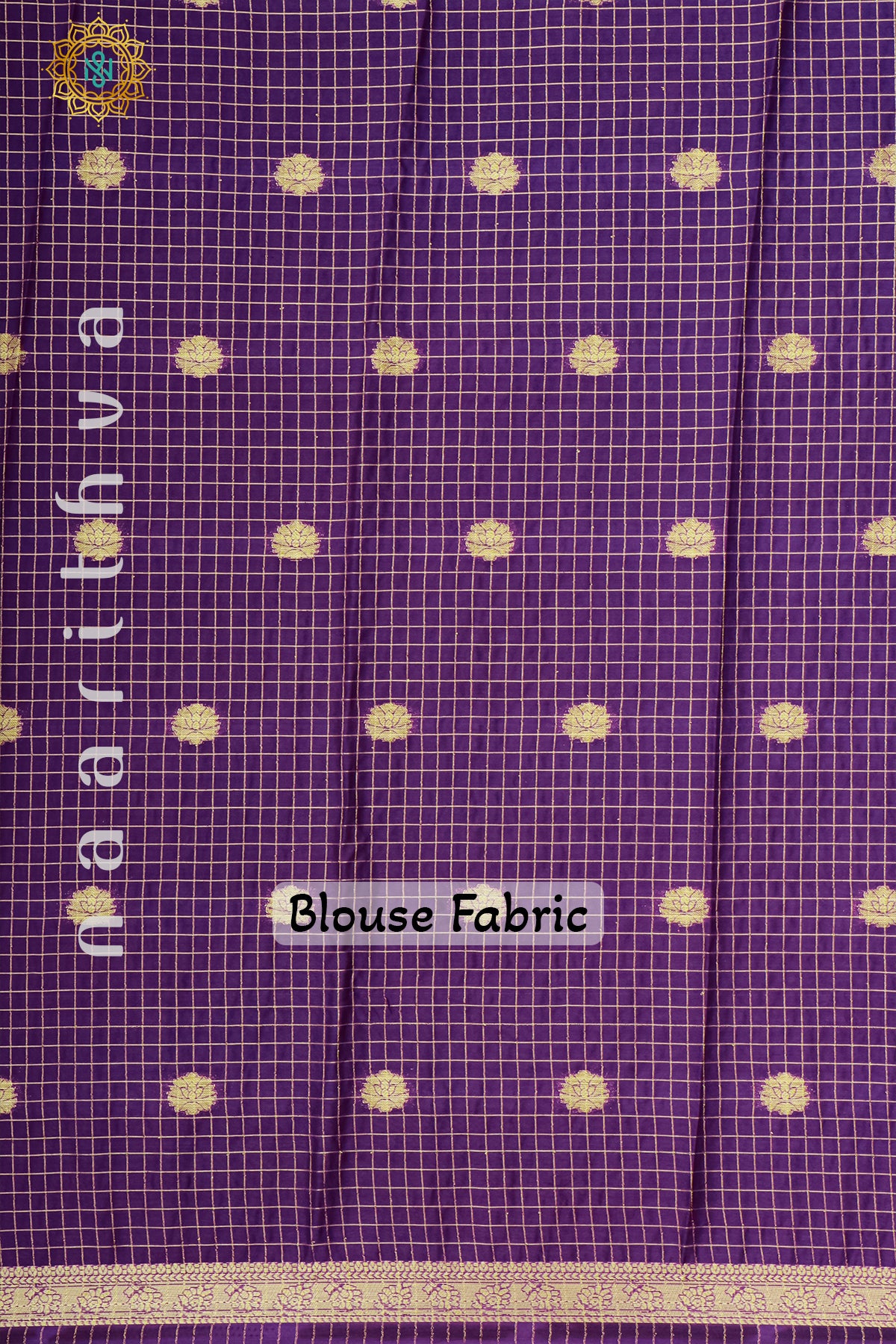 PISTA GREEN WITH PURPLE - SEMI MYSORE CREPE SILK