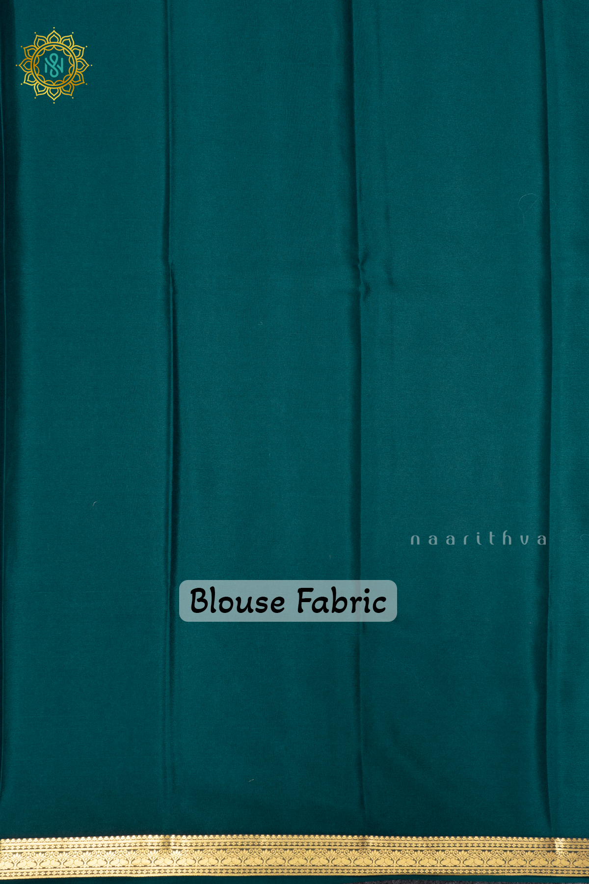 PEACOCK GREEN - PURE MYSORE CREPE SILK