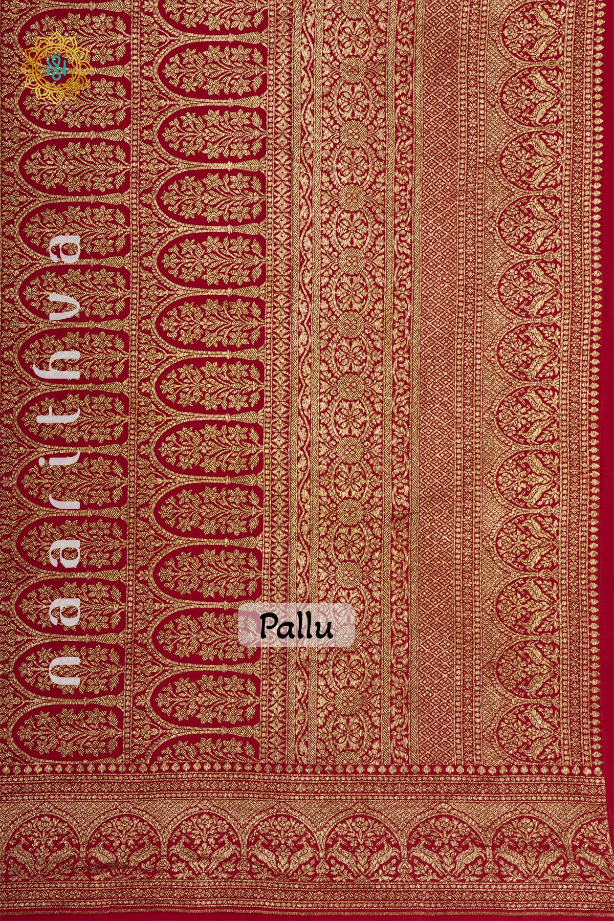 RED - PURE BANARASI CREPE SILK